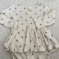 美品　QUINCY MAE 長袖 ロンパース 12-18m