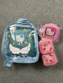 Hello Kitty バックパックとポーチセット
