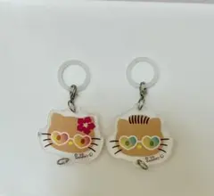 サンリオ♡日焼け キティちゃん＆ダニエルペア マスコットチャーム【激レア】 超レア！ サンリオ ☆日焼けキティ&ダニエル☆ ペアマスコット