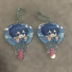 AMPTAK×COLORS ランダムうちわキーホルダー ちぐさ