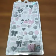 【正規品】フワフワドロップシール クーリア　 うさぎ　白黒