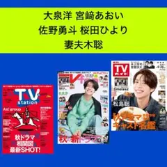 佐野勇斗 桜田ひより 週刊TVガイド TVfan 11月号 切り抜き