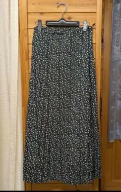 earth music & ecology 花柄ロングスカート