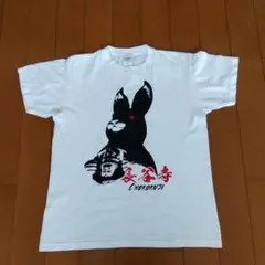 ウサギ観音Tシャツ　佐渡島オリジナル　 半袖Tシャツ　Мサイズ　白