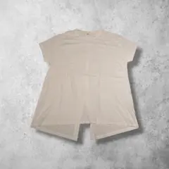 BEAMS HEART 半袖Tシャツ ホワイト バックスリット コットン 夏仕様のサムネイル