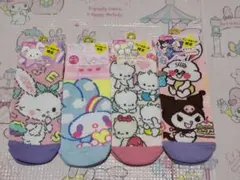 ドン・キホーテ限定 サンリオキャラクターソックス 4足セット