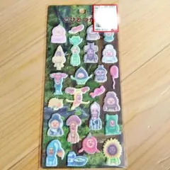 未開封　こびとづかん フロッキーシール クーリア ぷっくりシール