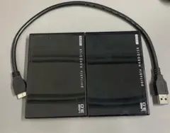 I-O DATA 1TB 外付けハードディスク シルバー×グリーン - メルカリ