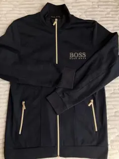 상태좋음 HUGO BOSS ジップアップジャケット ダークネイビー Mサイズ