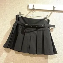 ZARA グレー　ミニスカート