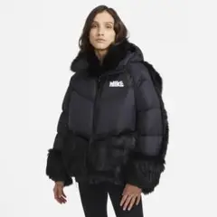 Sacai×Nike ファー付きダウンジャケット NIKE×sacai/ナイキ×サカイ】2020AW発売モデル ファーダウン