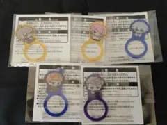 Hypnosis Mic 迷你玩偶造型壓克力戒指 5件組