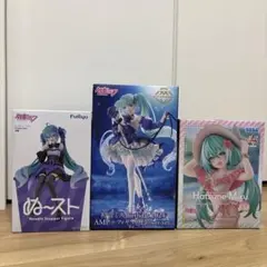 初音ミクフィギュア3体セット FIGURIZMα ムチュート ぬ〜スト - メルカリ