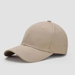 キャップ　無地　男女兼用　メンズ　レディース　ベージュ