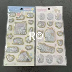 キラッとぷくぷくエアーシール　リラックマ すみっコぐらし　2枚セット