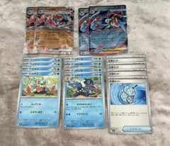 デッキパーツ　メガゲッコウガex　ゲッコウガex 進化ライン　＋　大漁ネット