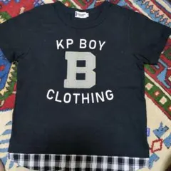 新品　綿 Tシャツ 120サイズ ブラックのサムネイル