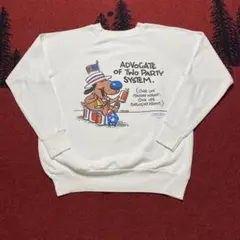 90s USA製 Pannill アニマル柄プリント スウェット