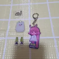 銀河特急ミルキーサブウェイ　アクリルキーホルダー チハル2点セット