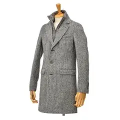 最終価格　ヘルノ　チェスターコート　グレー 最終価格 ヘルノ チェスターコート グレー - メルカリ