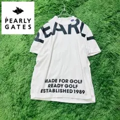 PEARLY GATES(パーリーゲイツ)半袖Tシャツ ゴルフウェア メンズ 白
