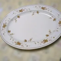 Noritake オーバルプレート 大皿 花柄のサムネイル
