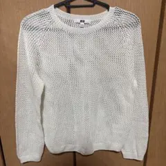 UNIQLOユニクロ 3Dメッシュ クルーネックセーター Mサイズ