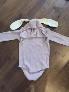 ハロウィン用うさぎロンパース うさぎの帽子としっぽ付き