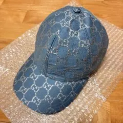 GUCCI キャップ ライトブルー 正規品