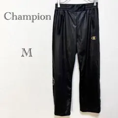 チャンピオン ジャージ 【M】ウエストゴム 光沢感 黒 オールシーズン
