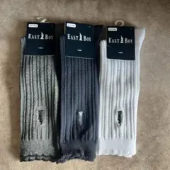 【新品】EASTBOYイーストボーイキッズハイソックス15～20cm ３足セット
