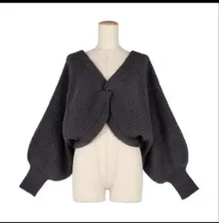 coca 前後2way ニットボレロ