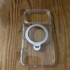iPhone17pro用 クリアケース スタンド機能付き