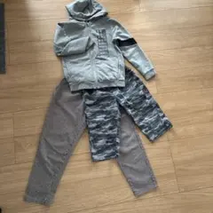 キッズ140cmパーカー、パンツ3点セット