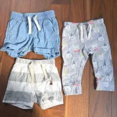 baby GAP ベビーボトムス3点セット 6-12ヶ月
