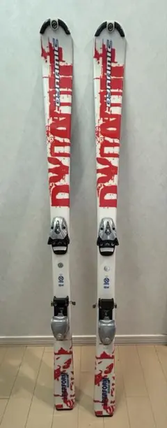 DYNAMIC i-PERFORM スキー 140cm ホワイト/レッド
