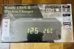 ウッディクロック&ワイヤレスチャージャー