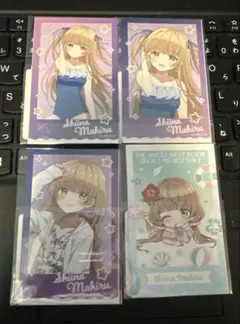 DMMスクラッチ　お隣の天使様　椎名真昼　ミニフォト風カード　4種セット