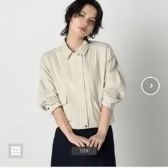 ストレッチ ショートブルゾンコムサイズムCOMME CA ISMのサムネイル