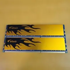 Elixir W3U1600HQ-4G/N メモリ4GB×34枚　#85-36Y コスパ抜群なDDR3-1600メモリ！CFD W3U1600HQ-4Gレビュー