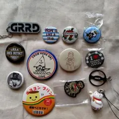 缶バッチ キーホルダー ブローチ 13点セット