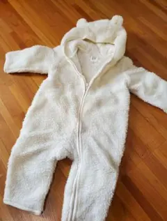 baby GAP ボア おくるみ くま耳 ジャンプスーツ 6ヶ月〜12ヶ月向き