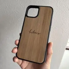 iPhone13スマホケース kibako works バンブー