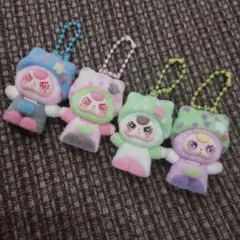 BABYTHREE ラブブーケ プンプンマッシュBC 4個セット キーホルダー
