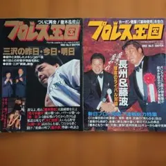 プロレス王国 1993年No.8 No.9 2冊セット