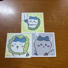 ハチワレ シール 3枚セット ホログラム