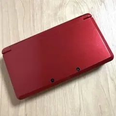 【充電器付き】Nintendo 3DS メタリックレッド 本体のみ