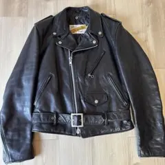 希少80-90年代schott 118 カウハイド 40 ショット,118,Schott,ネーキッドカウハイド,ボア襟,レザー