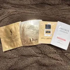 下地 ファンデ 試供品 Dior YSL デコルテ shu uemura