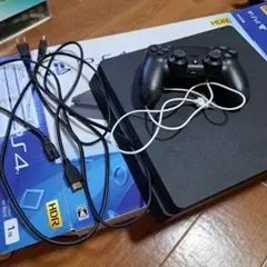 PS4　箱、コントローラー、コード付